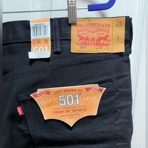 Levi’s 501 black men’s jeans 44x32